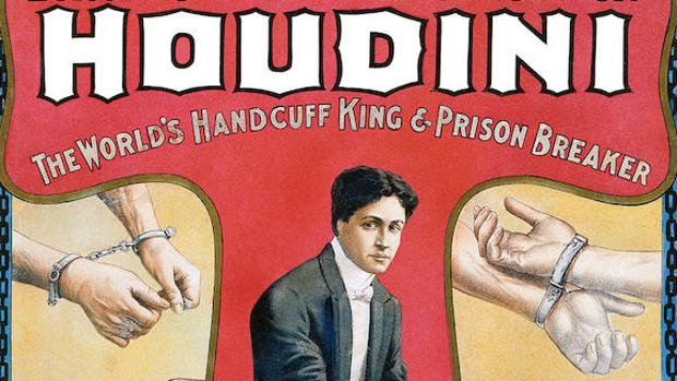 Detalle del cartel anunciador de Houdini