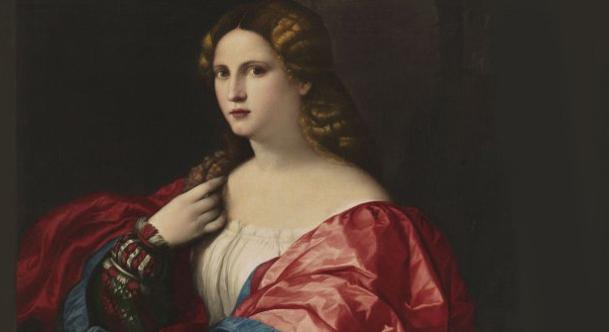«Retrato de una mujer joven llamada "La Bella"», de Jacopo Negretti