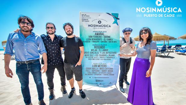 La presentación de las últimas incorporaciones al cartel del festival, hoy en la playa Victoria