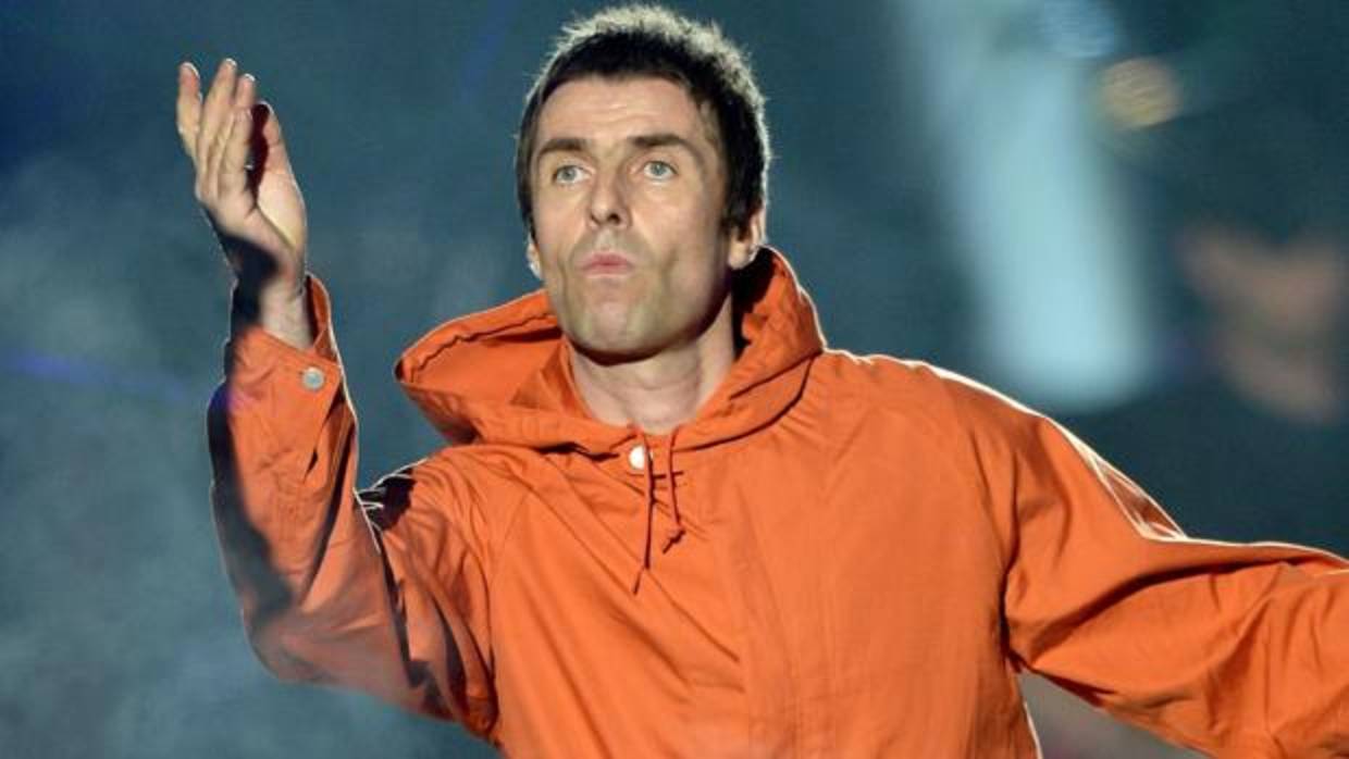 Liam Gallagher, durante el concierto benéfico de Manchester