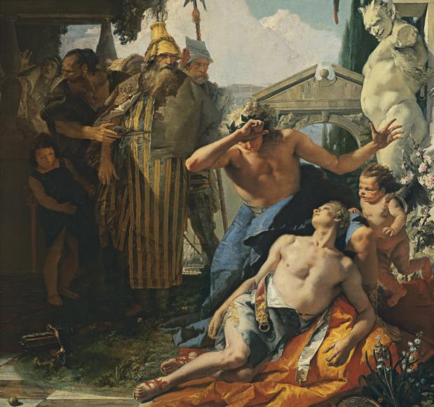 «La muerte de Jacinto», de Tiepolo