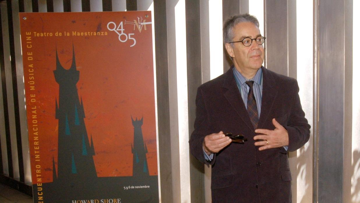 Howard Shore presentando la «Sinfonía del señor de los anillos» en el año 2004