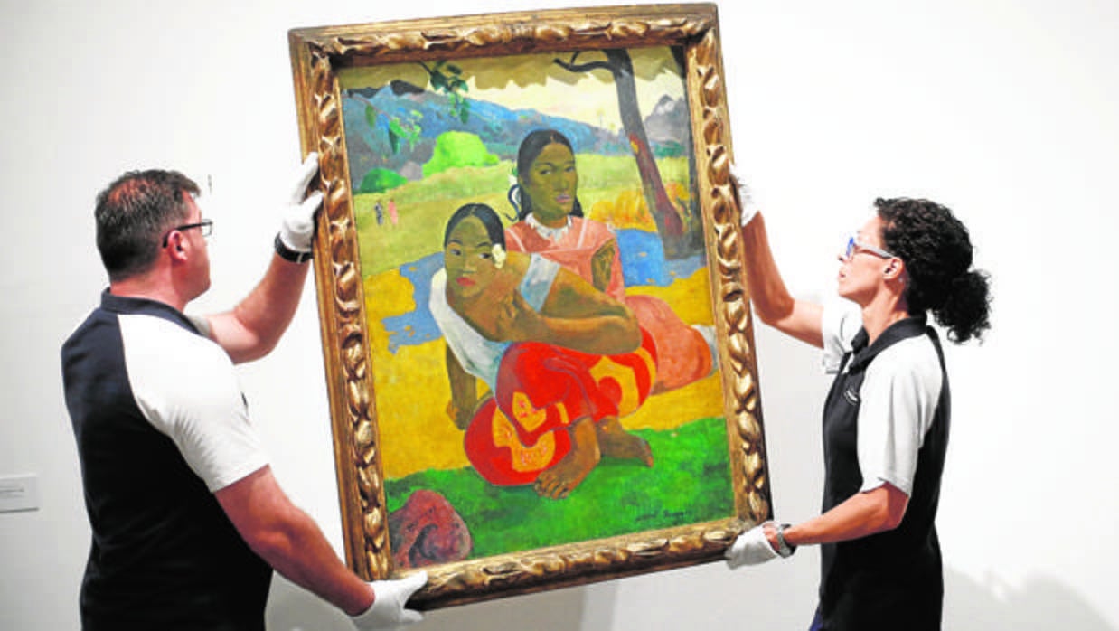 El cuadro de Gauguin, en julio de 2015, cuando se expuso en el Reina Sofía