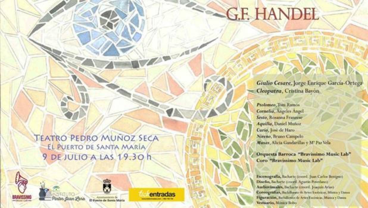 Bravissimo Music Lab estrena la ópera Giulio Cesare de G. F. Handel, de producción propia