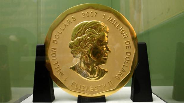La moneda robada el pasado marzo en el Museo Bode de Berlín