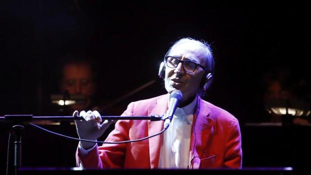 Franco Battiato durante el concierto ofrecido en Madrid