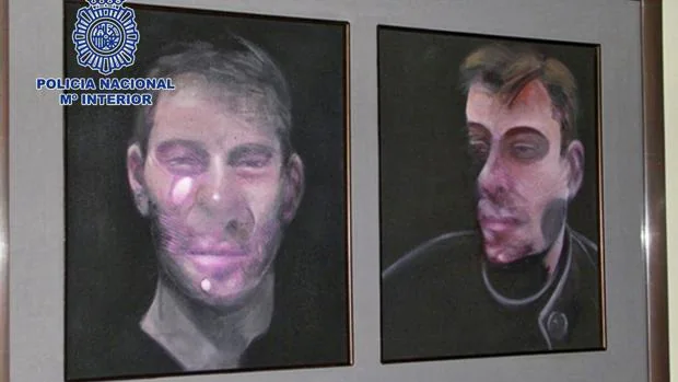 Uno de los cinco cuadros de Francis Bacon que fueron robados en Madrid