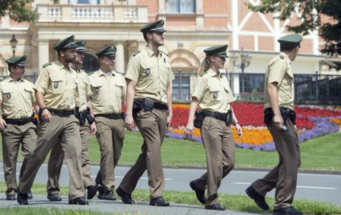 Parte del despliegue policial que el año pasado blindó Bayreuth