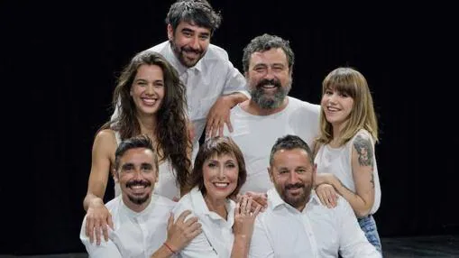 El elenco de «La comedia de las mentiras», con otros rostros también televisivos como María Barranco o Paco Tous