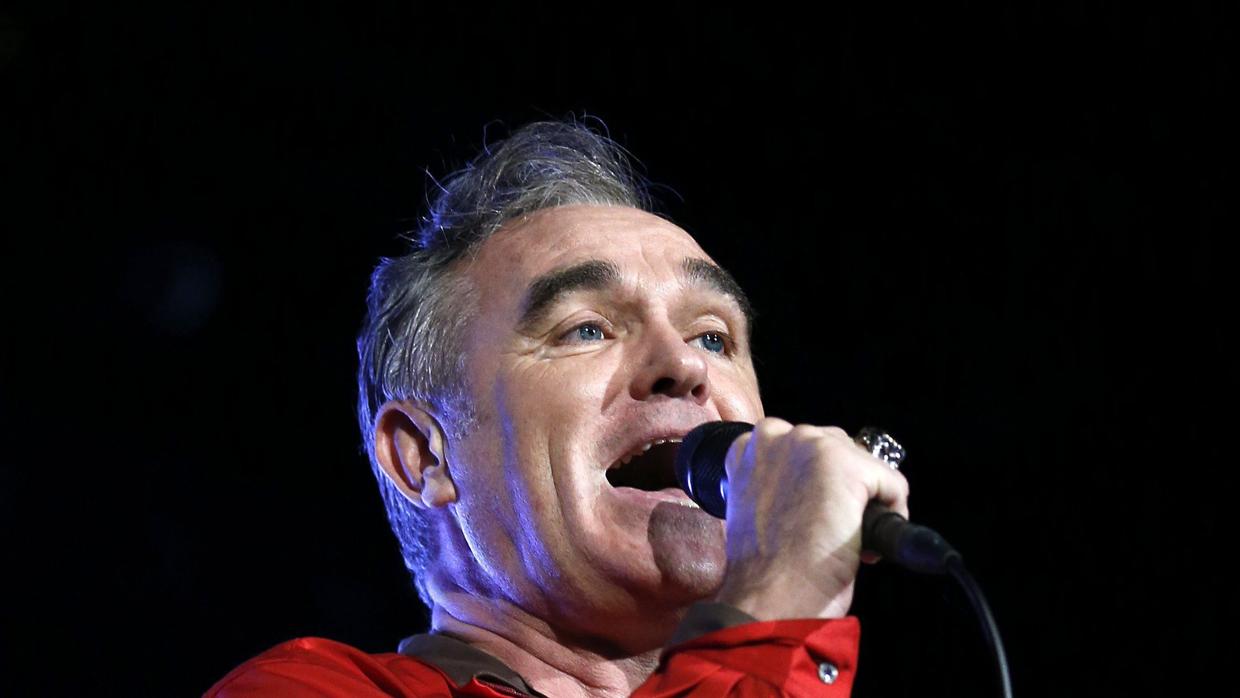 Morrissey, durante su concierto en Madrid en octubre de 2014