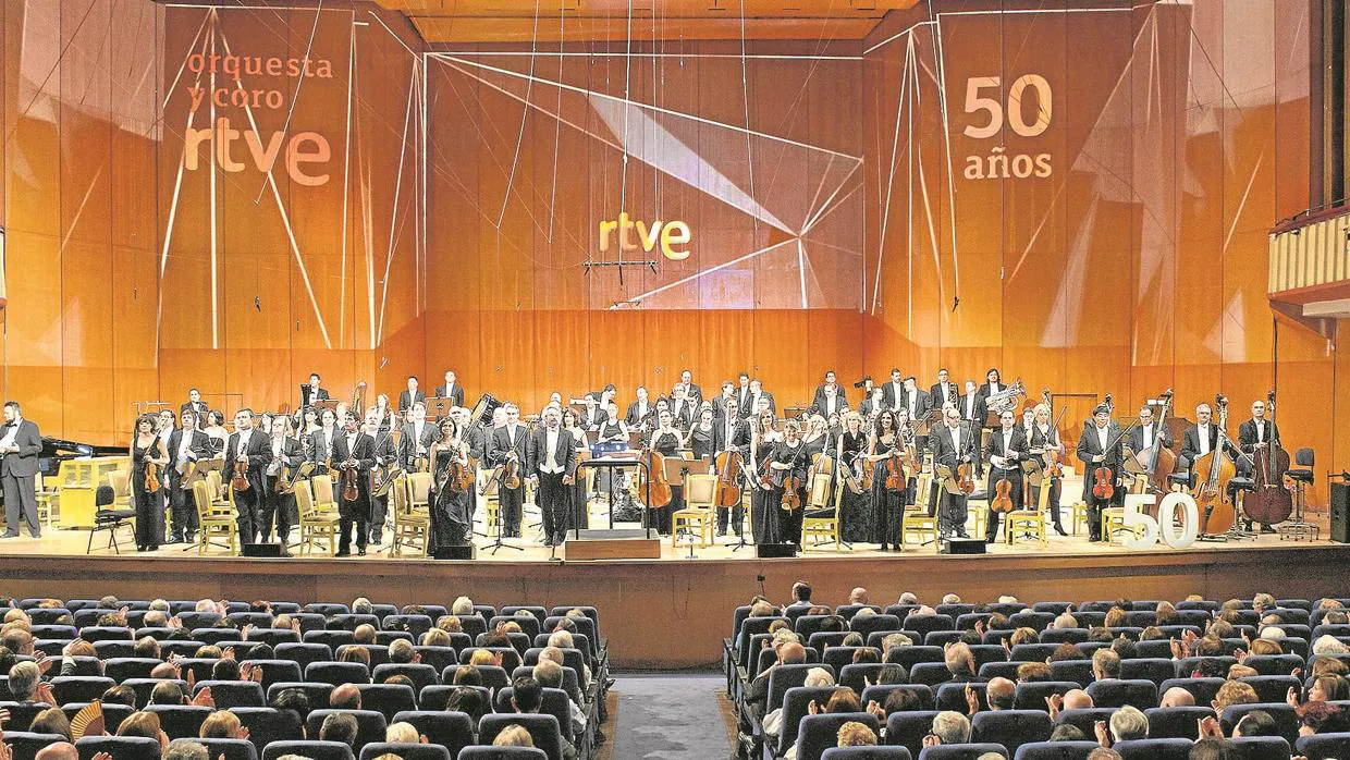 Gala de los 50 años de la ORTVE, en 2015
