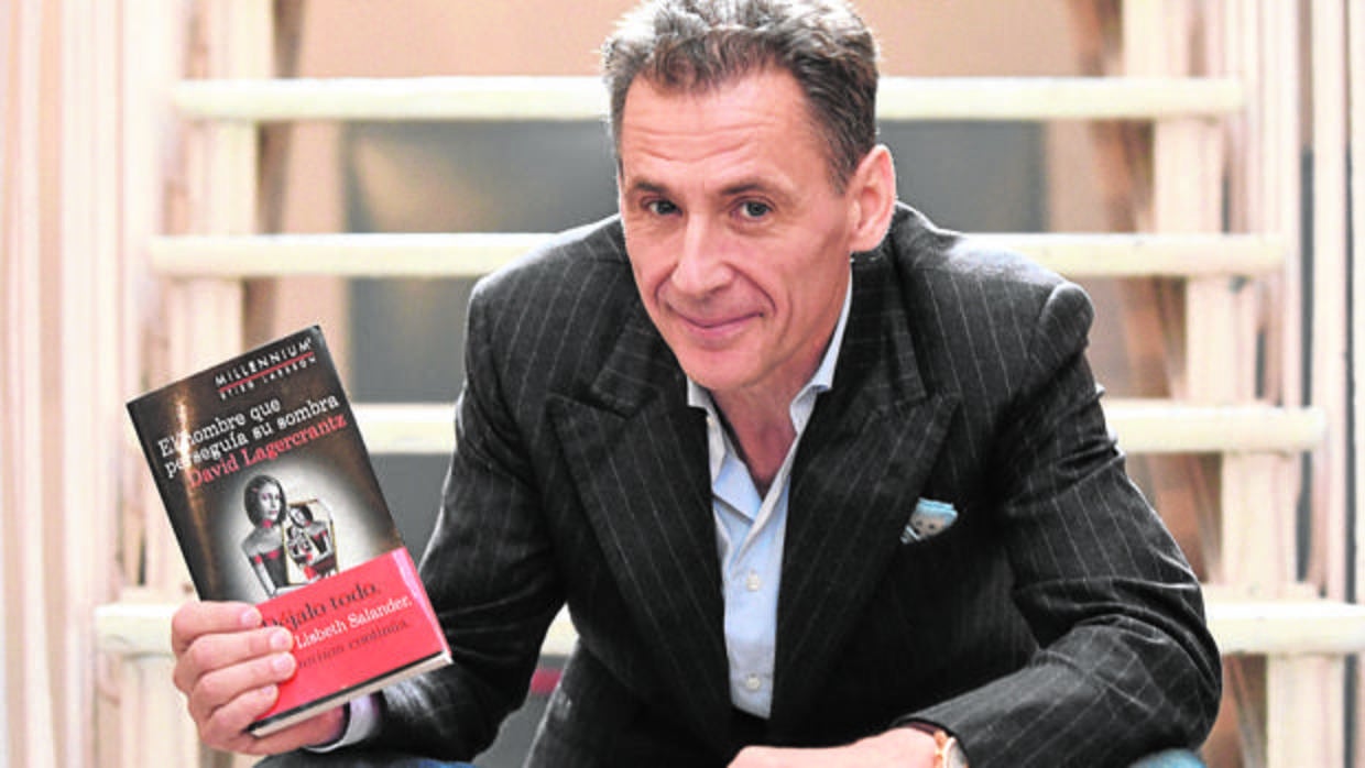 El escritor sueco David Lagercrantz, fotografiado en Segovia poco después de la entrevista