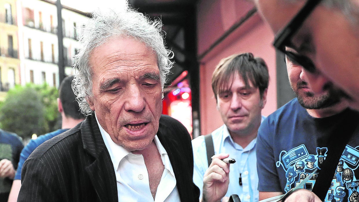 Abel Ferrara, a su llegada a la inauguración de la retrospectiva que le dedica la Filmoteca Española