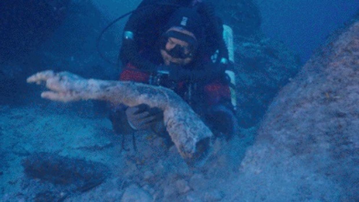 El pecio podría esconder entre 7 y 9 esculturas de bronce