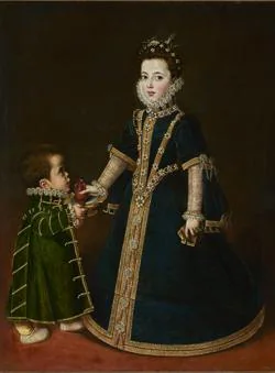 «Doña Juana de Mendoza con un enano», de Sánchez Coello
