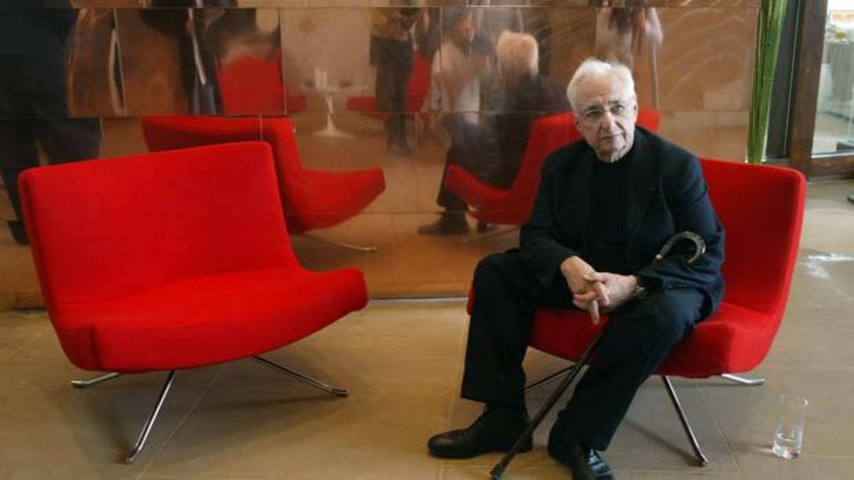 Gehry en una de sus últimas comparecencias en España