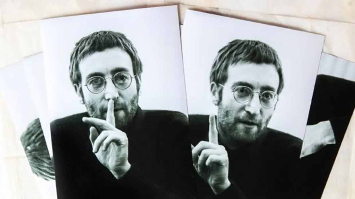 Unas de las imágenes desconocidas de Lennon