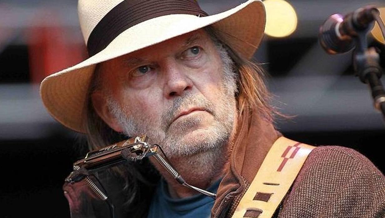 El músico canadiense Neil Young