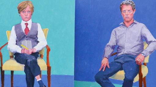 Dos obras de David Hockney