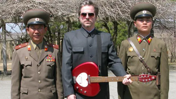 Morten Traavik, durante la gira de Laibach en Corea del Norte