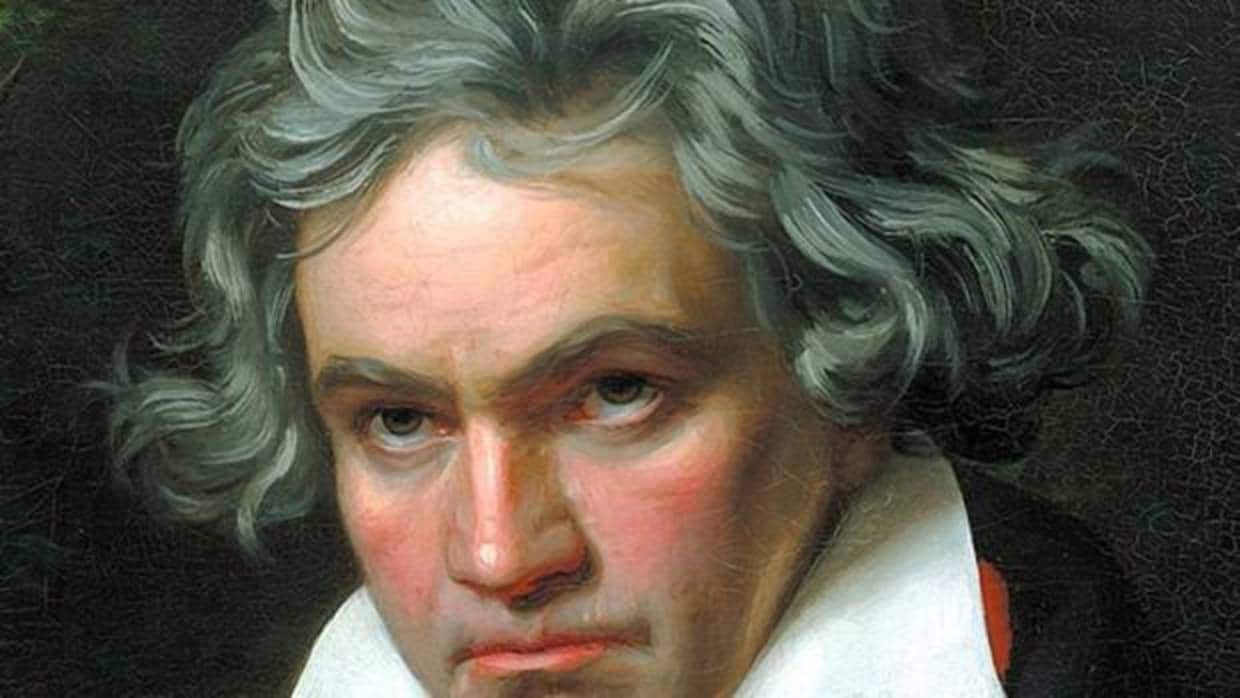 Ludwig van Beethoven en un retrato de Joseph Karl Stieler realizado en 1820, siete años antes de su muerte