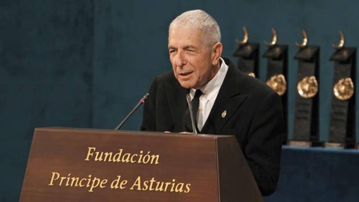 Leonard Cohen dedicó su discurso a García Lorca al recibir en 2011 el Premio Príncipe de Asturias