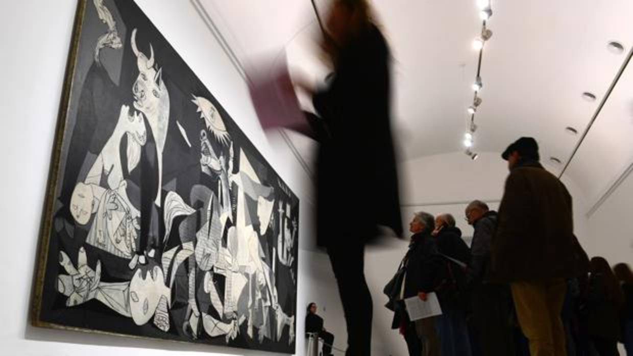 El «Guernica», en el museo Reina Sofía