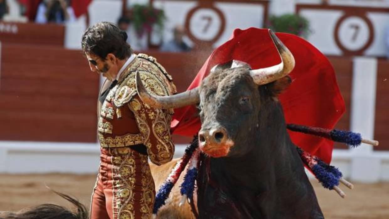 Juan José Padilla, el pasado agosto en la Feria de Begoña de Gijón