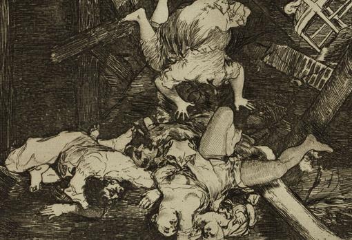 «Estragos de la guerra», uno de los «Desastres» de Goya