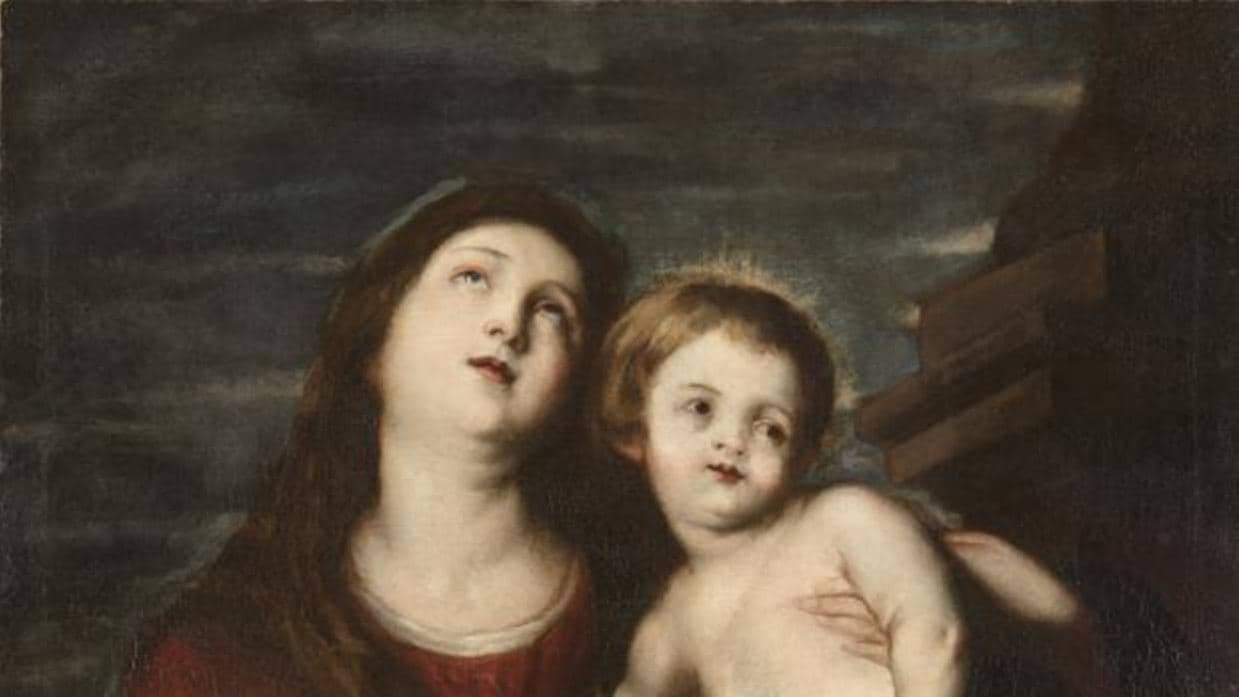 «Virgen con el niño», de Van Dyck