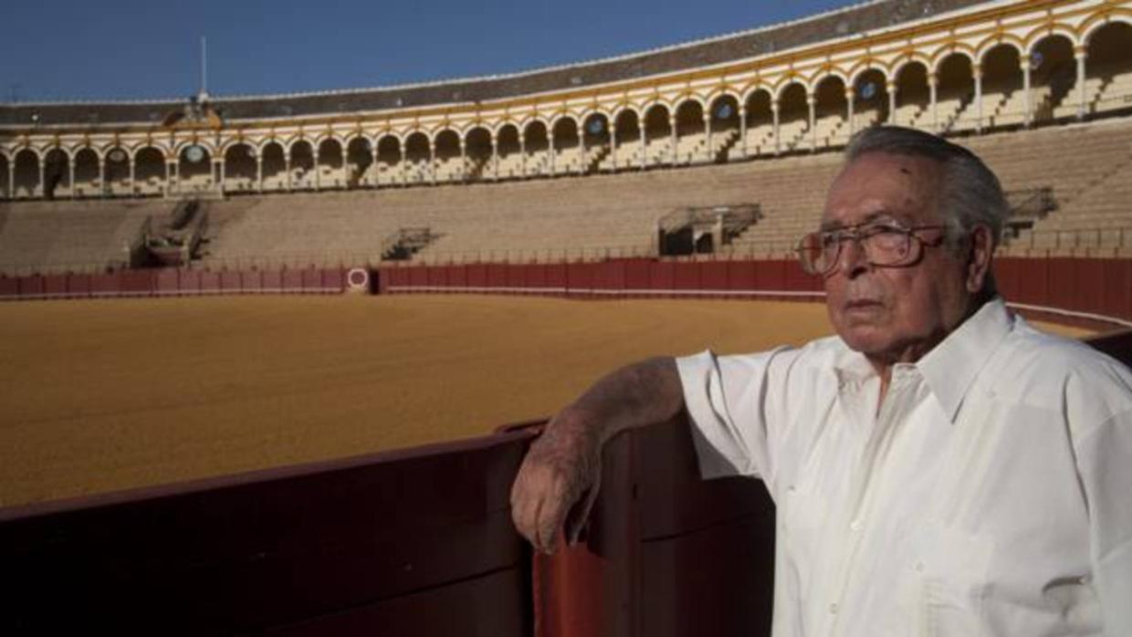 Juan Silveti, en la Maestranza