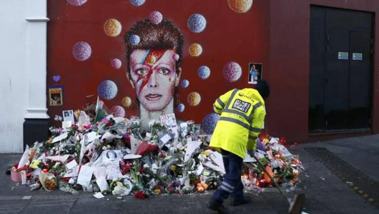Murado dedicado a David Bowie en el distrito londinense de Brixton