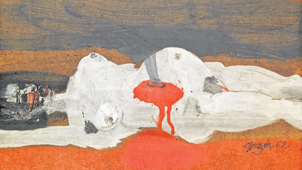 Estudio de Alejandro Obregón para su célebre obra «Violencia», considerado el «Guernica» colombiano