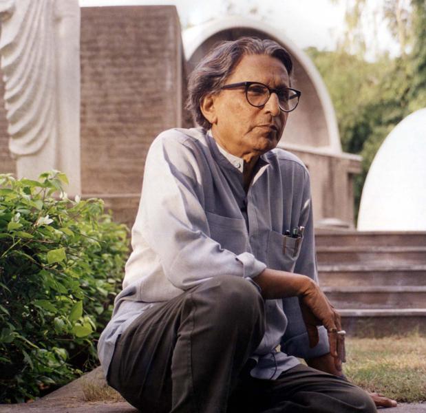 El arquitecto indio Balkrishna Doshi