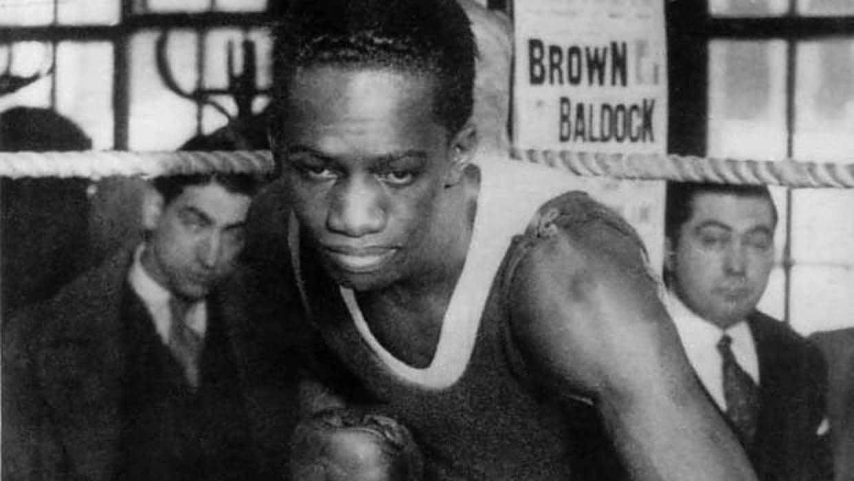 El boxeador panameño Alfonso Teófilo Brown