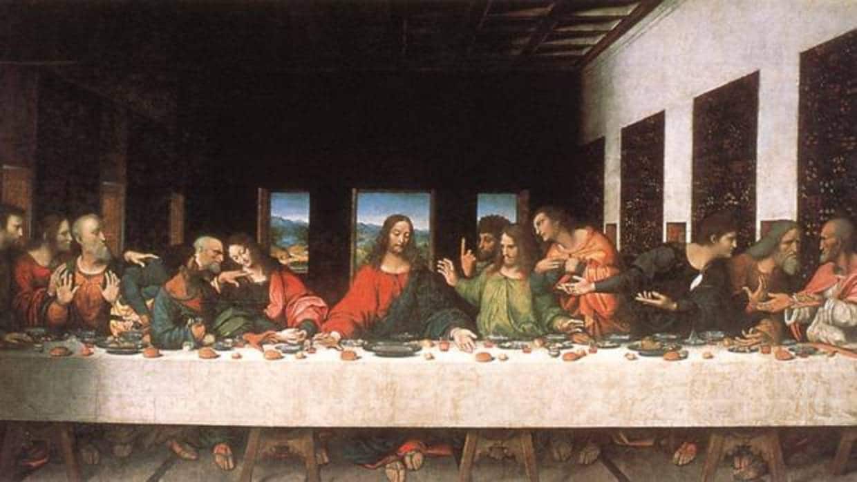 Copia de «La última cena» de Leonardo