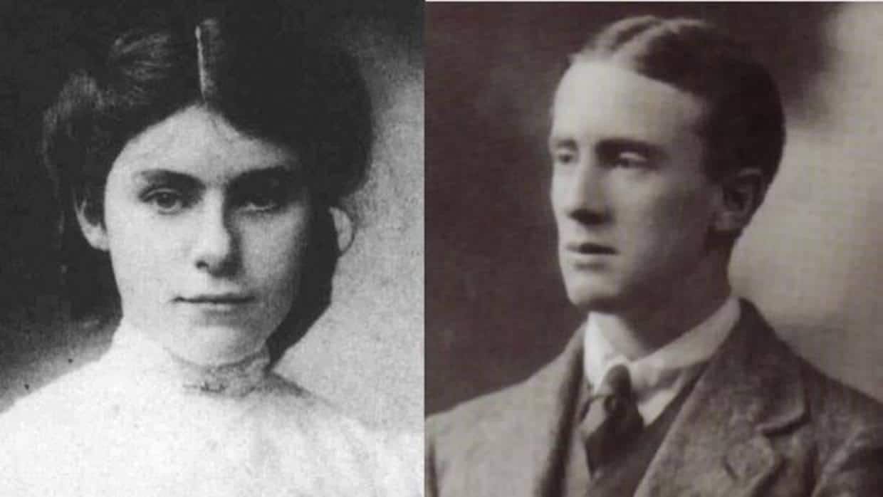Retratos de juventud de Edith y J. R. R. Tolkien