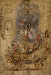 «El carro triunfal de Kallo», de Rubens (1638)