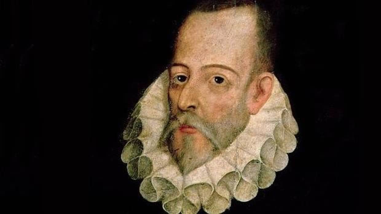 Retrato de Cervantes pintado por Jáuregui