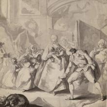«Escena de tocador», de Paret (h. 1770-1775)