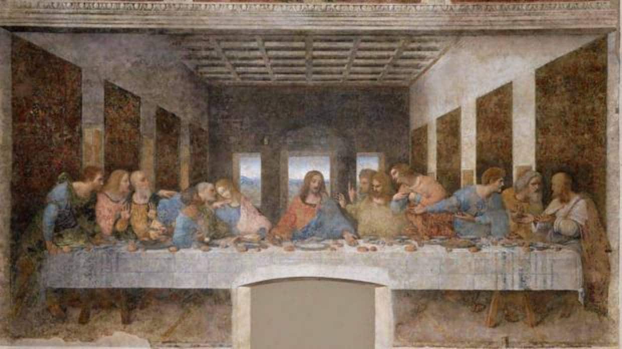 «La última cena» de Leonardo da Vinci