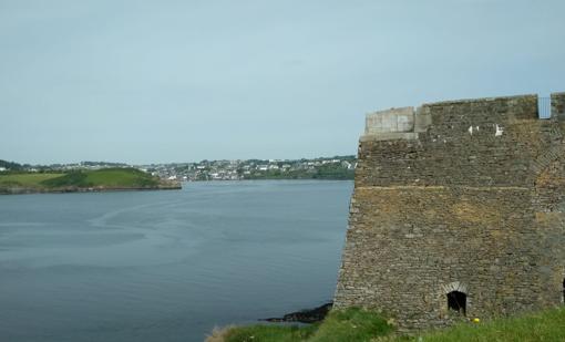 Castillo en la ciudad irlandesa de Kinsale