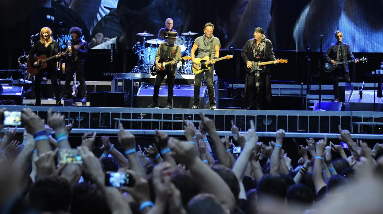 Concierto de Bruce Springsteen en Madrid en 2016, donde volvió a encenderse la polémica de la reventa