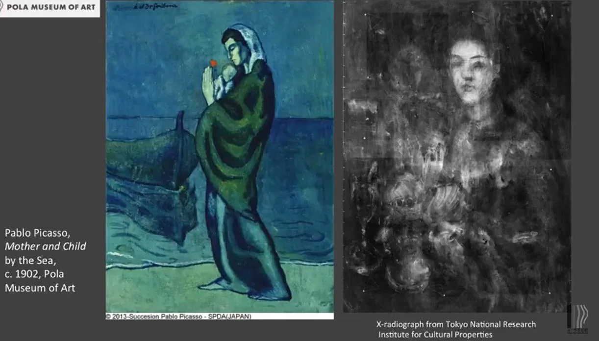 Secretos ocultos bajo el azul de Picasso