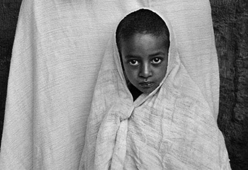 Detalle de «Mirada de ángel. Lalibela. Etiopía, 2009»
