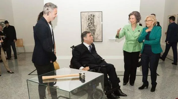 El gaditano Juan Isaac Silva dialoga en Madrid con la obra de Goya y Antonio Saura