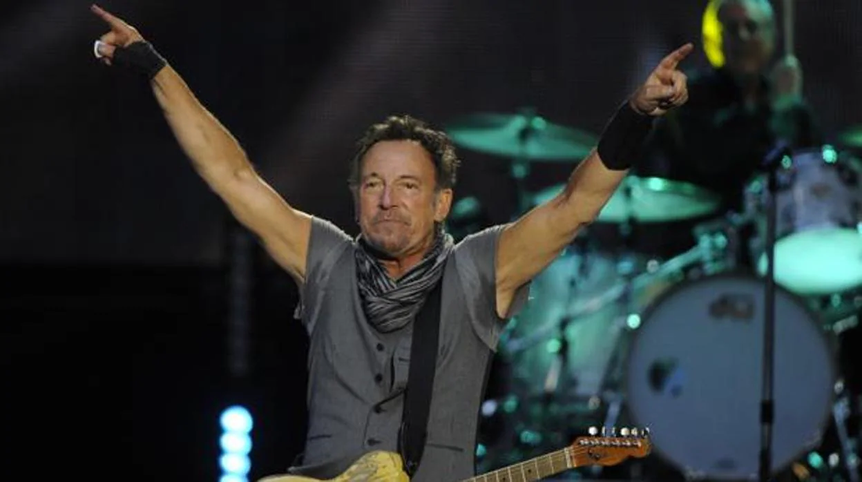 Bruce Springsteen durante una actuación