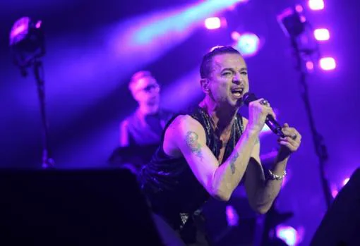 Depeche Mode en un concierto en Madrid en 2017