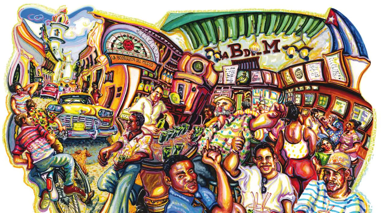 Ilustración de Roberto Sánchez Terreros para «Cuba y el tabaco»