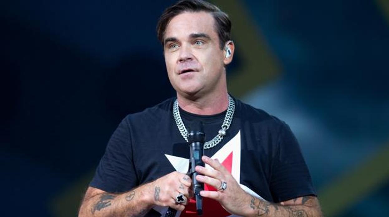 El cantante Robbie Williams